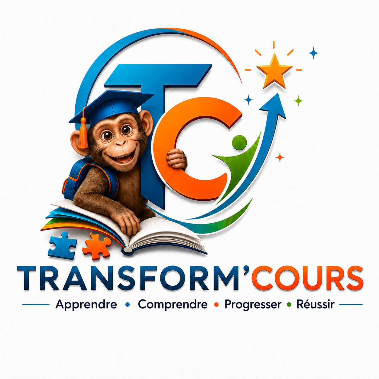 Logo TRANSFORMCOURS — Magali Barré, professeure